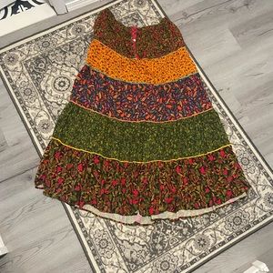 Farm Rio for Anthropologie maxi skirt